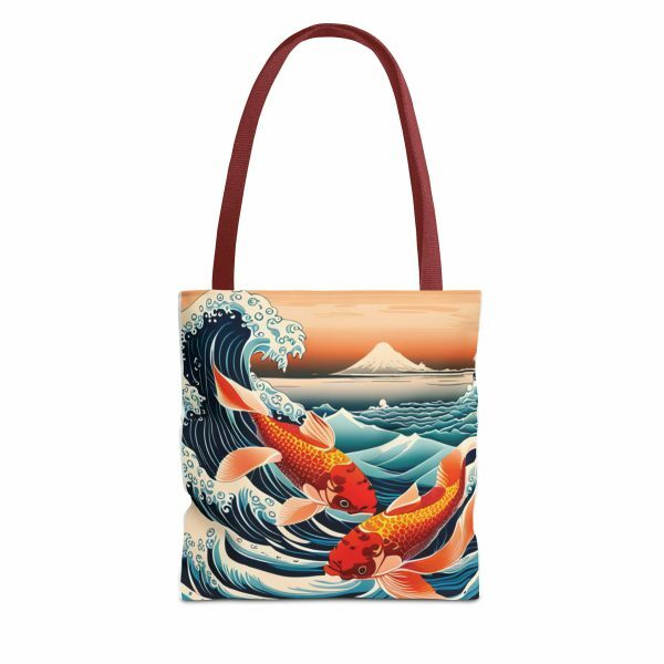 Y2K Wave Streetwear Koi Fish Tote Bag