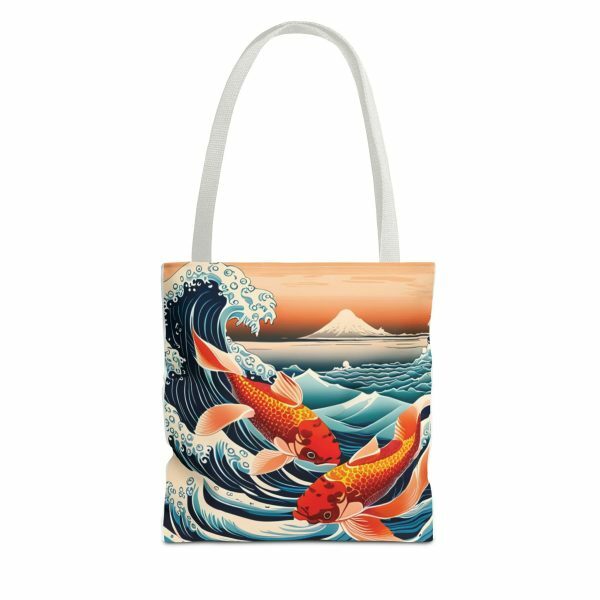 Y2K Wave Streetwear Koi Fish Tote Bag