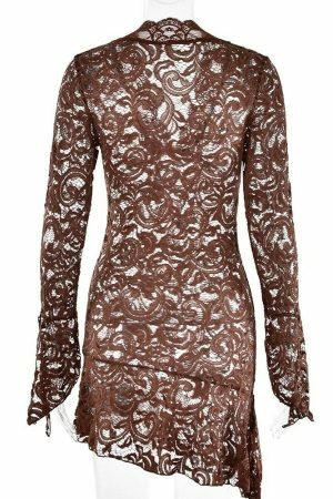 Y2K Western Lace Streetwear Dress