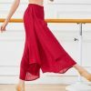 Y2K Wide Leg Split Pants for Women - Retro Boho Streetwear