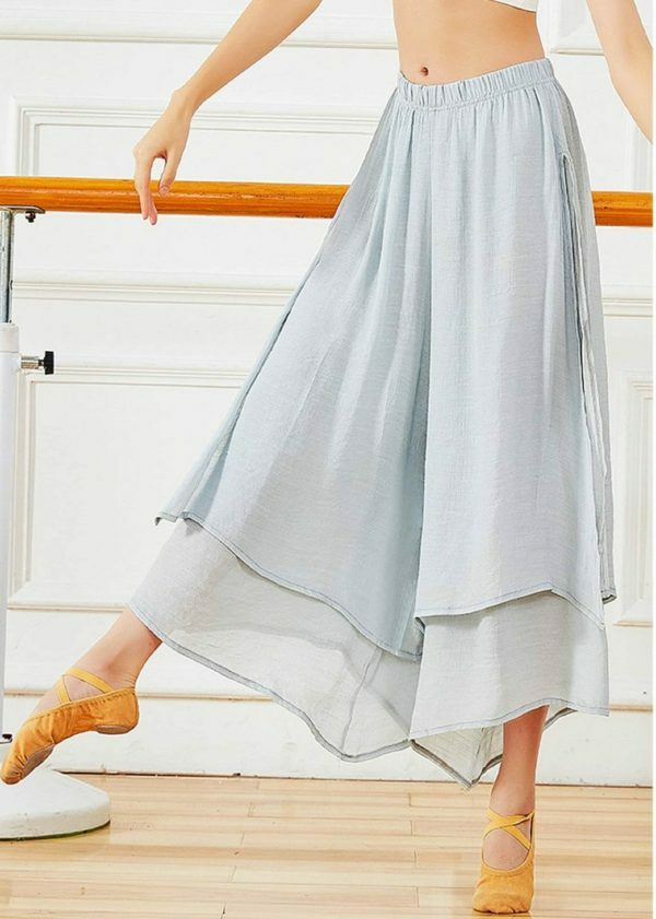 Y2K Wide Leg Split Pants for Women - Retro Boho Streetwear