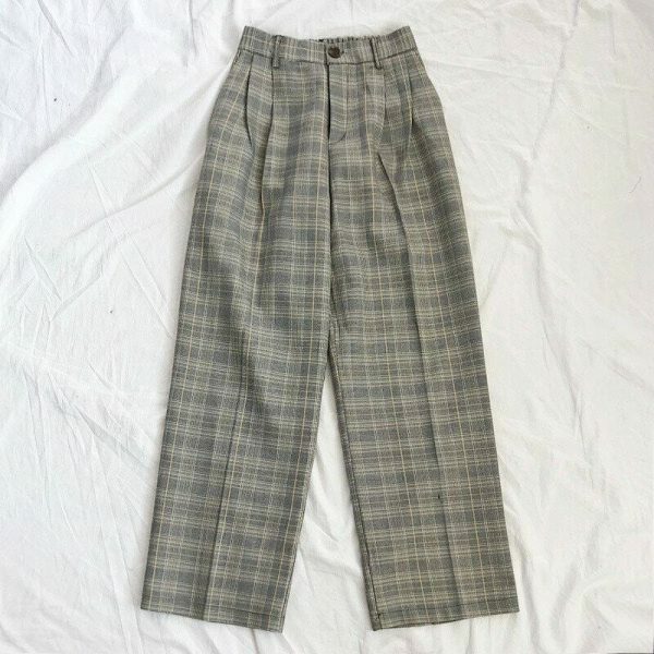 Y2K Wide-Leg Suit Pants, Vintage Streetwear Trousers