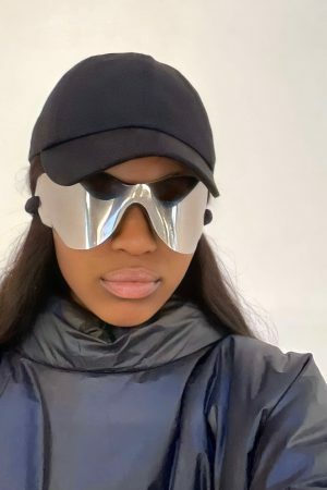 Y2K Wraparound Shield Sunglasses for Streetwear Fashion