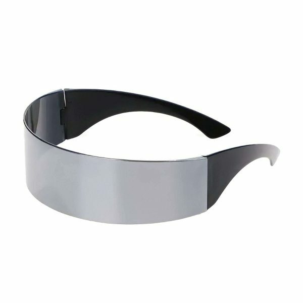 Y2K Wraparound Shield Sunglasses