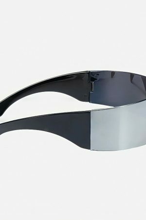 Y2K Wraparound Shield Sunglasses